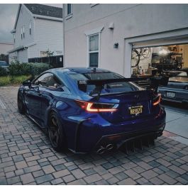 Voltex Type 2 1600mm Carbon Fiber GT Wing - Lexus RC-F RC350 2015-2024