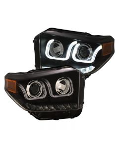 Anzo USA Projector Headlight Set w/U-Bar Switchback Toyota Tundra 2014-2021- ANZO-111387