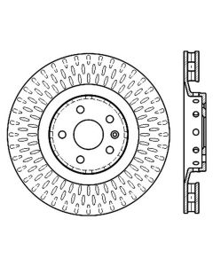 StopTech Sport Drilled/Slotted Rotor Left Cadillac CTS-V Front Left 2009-2015 6.2L V8- STOP-127.6212
