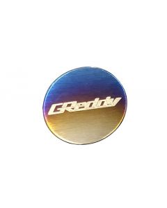 Greddy "Burnt Ti" Titanium Logo Emblem- GRED-18000204