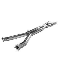 Kooks 3" x 3" Catted Stainless X-Pipe for use on 2.5" OEM Style Exhaust w/3 x 2.5" Mid-Pipes Chevrolet Corvette V8 1997-2004- KOOK-21503200