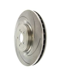 Centric C-TEK Rear Left Slotted Brake Rotor for Lexus RC F and GS F - 226.44194