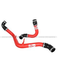 aFe POWER Bladerunner 2.5 inch Red Intercooler Hot and Cold Side Tubes with Couplings and Clamps Kit Ford Focus ST 13-15- AFE-46-20184-R