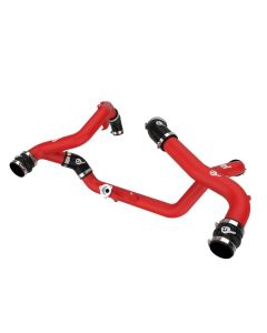 aFe BladeRunner Aluminum Hot and Cold Charge Pipe Kit - Red Ford Explorer | Lincoln Aviator EcoBoost