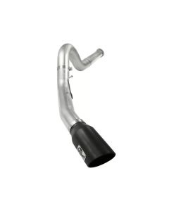 aFe POWER ATLAS 5 Inch Aluminized Steel Exhaust System Black Tip Ford F-250/F-350/F-450 11-13- AFE-49-03055-B