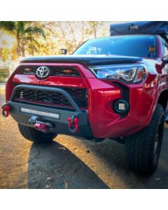 Southern Style Offroad Powder Coat Slimline Hybrid Front Bumper w/20" Heise LED Toyota 4Runner 2014+- SOUT-4r-H-20H-PC