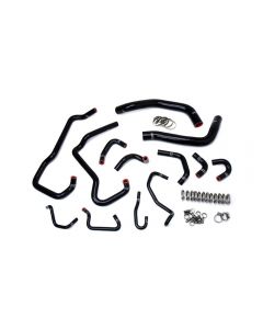 HPS Black Reinforced Silicone Radiator + Heater Hose Kit for Toyota 16-20 Tacoma 3.5L V6- HPS-57-1581-BLK