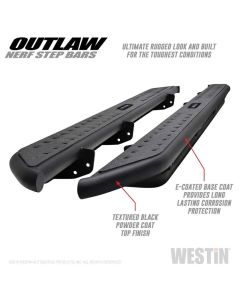 Westin Outlaw Nerf Step Bars- WEST-58-53565