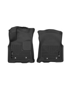 Husky Liners Automatic Transmission Front Floor Liners Black Toyota Tacoma 2018+- HUSK-53751