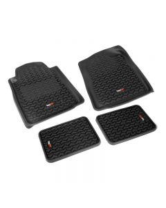 Rugged Ridge All Terrain Floor Liner Kit, Black 05-11 Toyota Tacoma Access/Double Toyota Tacoma 2005-2011- RUGG-82987.60