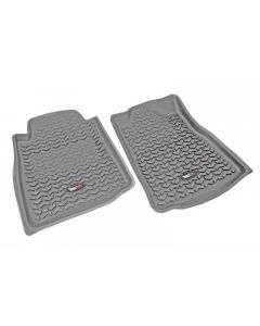 Rugged Ridge All Terrain Floor Liner, Front Pair, Gray, Auto 05-11 Tacoma Toyota Tacoma 2005-2011- RUGG-84904.10