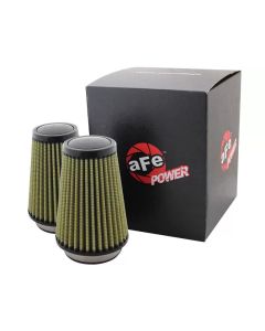 aFe POWER Magnum Flow Pro GUARD7 Air Filter 3-1/2 F x 5 B x 3-1/2 T x 7 H in (1pr)- AFE-72-90069M