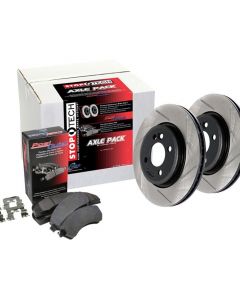 StopTech Street Axle Pack Slotted Front Lexus IS250 Front 2015 2.5L V6- STOP-937.44085