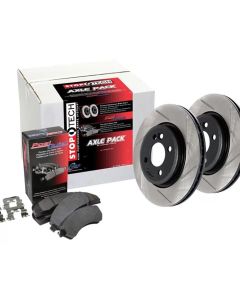 StopTech Street Big Brake Kit Slotted 4 Wheel Lexus IS350 Front and Rear 2014-2015 3.5L V6- STOP-934