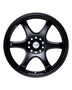 5Zigen ProRacer Cannonball Wheel 15x5 +45 4x100 Semi-Gloss Black - 155-4100-45-SGB