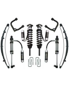 Icon Vehicle Dynamics 05-15 TACOMA 0-3.5"/ 16-UP 0-2.75" STAGE 10 SUSPENSION SYSTEM W TUBULAR UCA Toyota Tacoma Front and Rear 2005-2020- ICON-K53010T