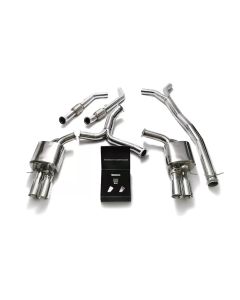 ARMYTRIX Stainless Steel Valvetronic Catback Exhaust System Mercedes-Benz LHD E400/E43 W213 2016-2018- ARMY-MB134-C