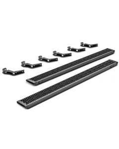 N-Fab Growler Fleet Step Systems Textured Black Cab Length Toyota, 2005-2019 Tacoma Quad Cab- GFT05QC-TX