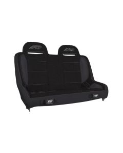 PRP Seats Elite Series Rear Bench for Jeep Wrangler JKU All Black- PRP-A9240-47-50