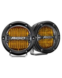 Rigid Industries 360-Series Pro 4" Sae Fog Lights Selective Yellow Pair- RIGI-36121