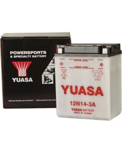 Yuasa Conventional 12N14-3A Battery Kawasaki Z1 1972-1975- YUAS-YUAM2241B