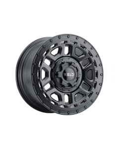 Weld Off-Road CRUX Satin Black 6x139.7 Lug Wheel; 17x9 -12mm offset (4 Wheel Package)