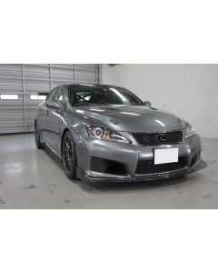 LEMS Dry Carbon Front Lip with Clear Coat for Lexus IS F - LEMS-L735C