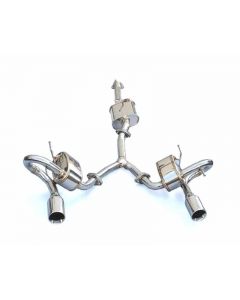 HKS Super Sound Master Stainless Steel Twin Loop Axleback Exhaust System Lexus IS-F 08-15 - 32023-AT001