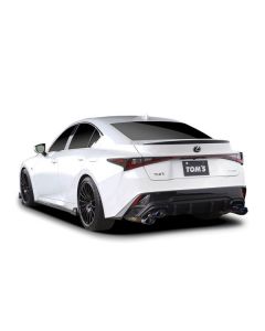 TOM's Racing Barrel Exhaust System with Quad Tips for for [2021+] Lexus IS300/ IS350 (Stainless) - TMS-17400-TAE35
