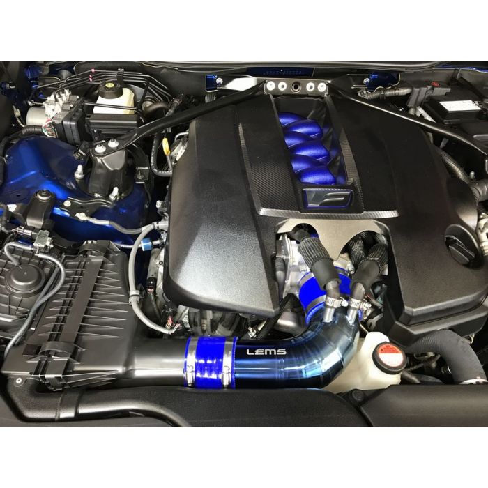 LEMS Japan Titanium Intake Pipe Blue Gradiation for Lexus RC