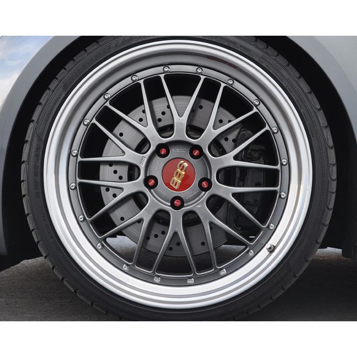 BBS LM Wheel 20x10.5 5x114.3 +35 Diamond Black Face with Diamond Polished  Silver Lip - LM452DBPK Lexus RC F / GS F Fitment