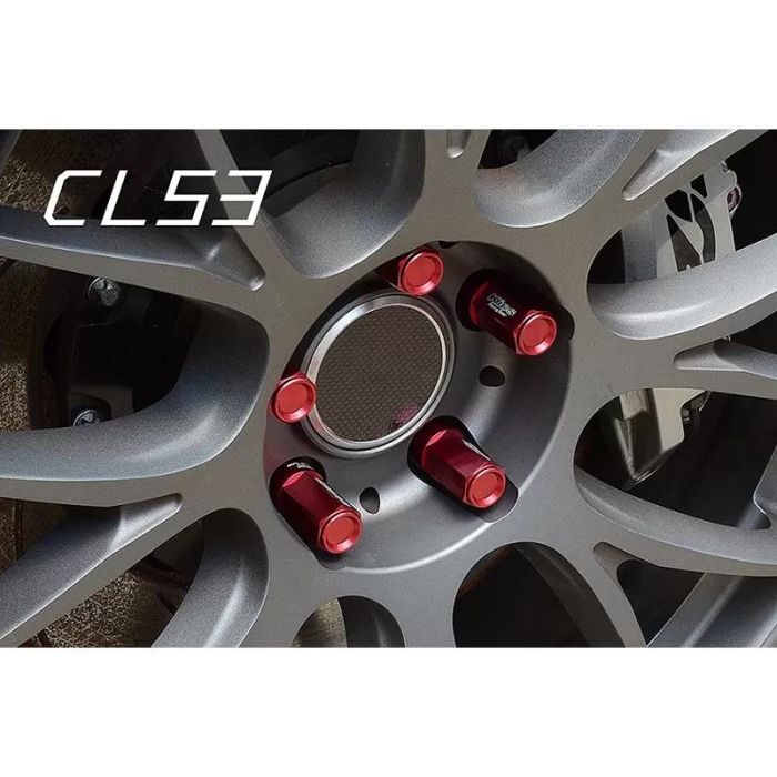Project Kics Leggdura Racing Red 53mm M12 x P1.5 (CL53