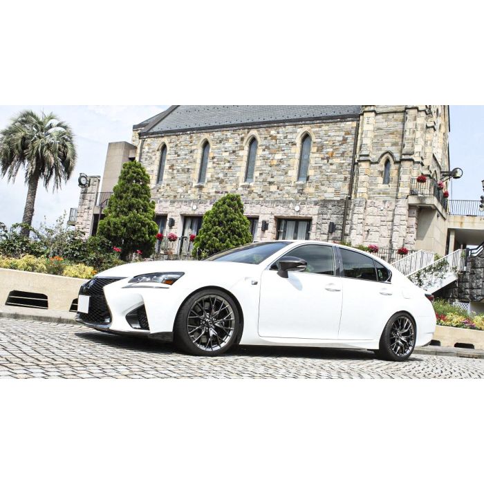 LEMS Japan Dry Carbon 2 Piece Front Spoiler for Lexus GS F